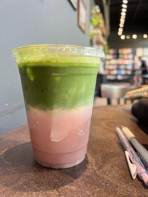 Strawberry matcha