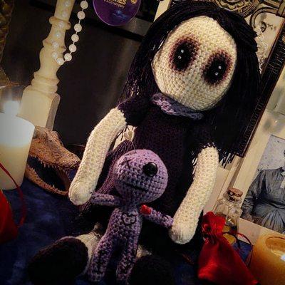 Hand Crafted Gothic Lolita Doll Made by ScreamCraft's Sindee Nyte