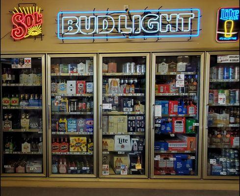 Some of our beer selection