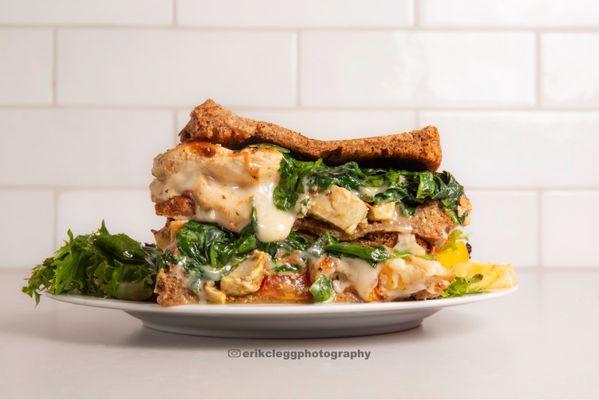 Yummy chicken pesto sandwich!!