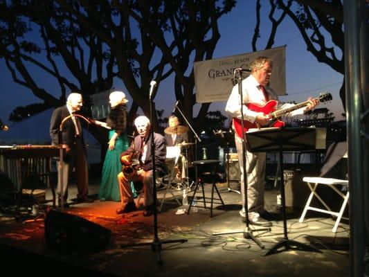 Several music acts played. This one played Jazz & classic rock.