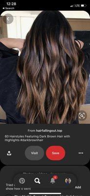 The hair color i wanted