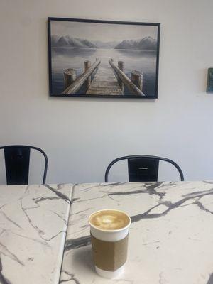 Flat White. Perfectly foamy milk and phenomenal espresso