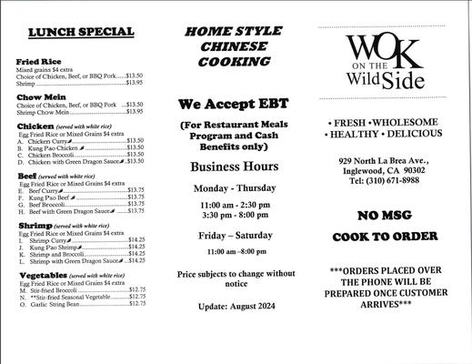 Wok On The Wild Side