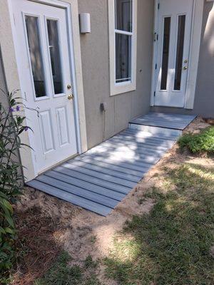 A walkway i built for some good friends