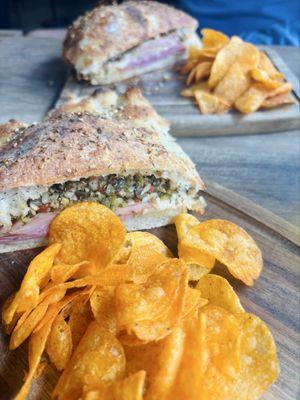 Muffuletta SPLIT IN HALF