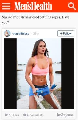 Follow @ChapaFitness on Instagram.