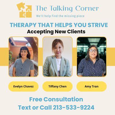 The Talking Corner Family Therapy Inc.