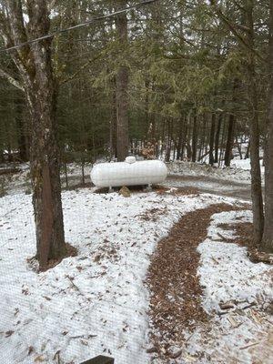 500 gallon propane tank.