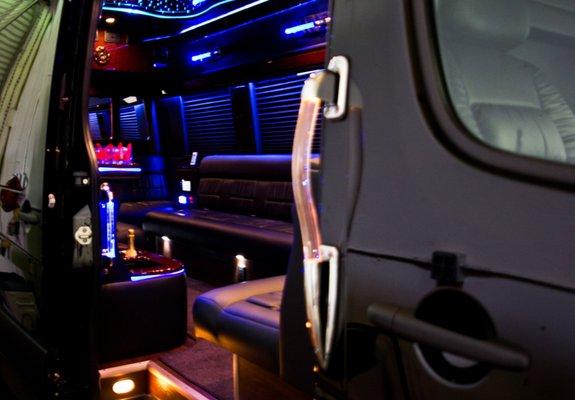 Mercedes Sprinter Limo Bus Interior