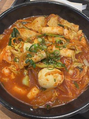 Spicy rice cake