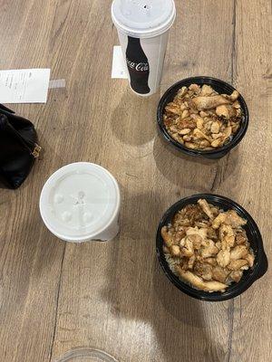 Rice & chicken teriyaki bowl