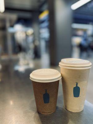 Iced Chai & Caffè Mocha inside Moynihan Train Hall