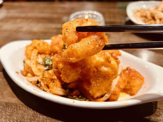 Salt And Pepper "Popcorn Shrimp"