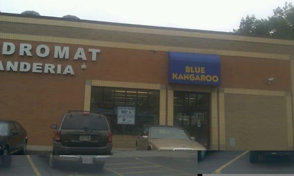 Blue Kangaroo Coin Laundry