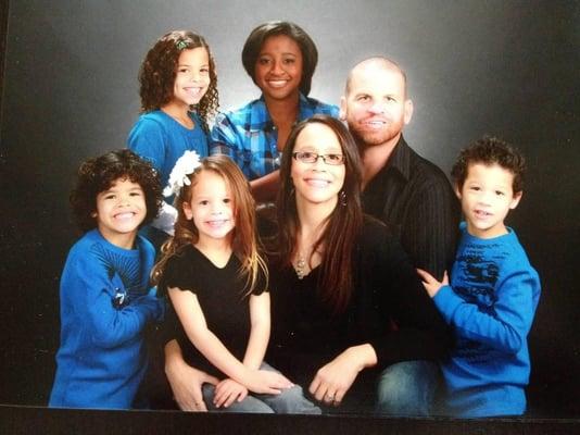 Hello customers, this is me and my beautiful family. Starting from top left moving to the right and back to left...