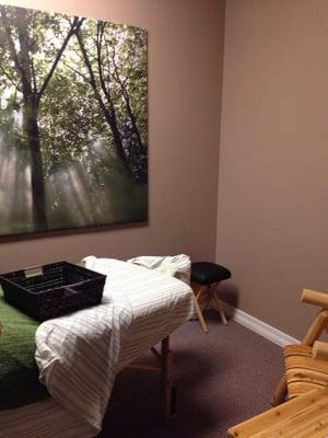 One of the massage rooms