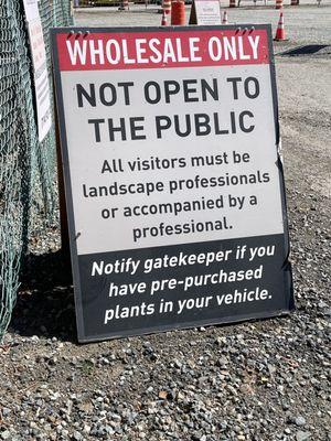 Warning to those that are going.