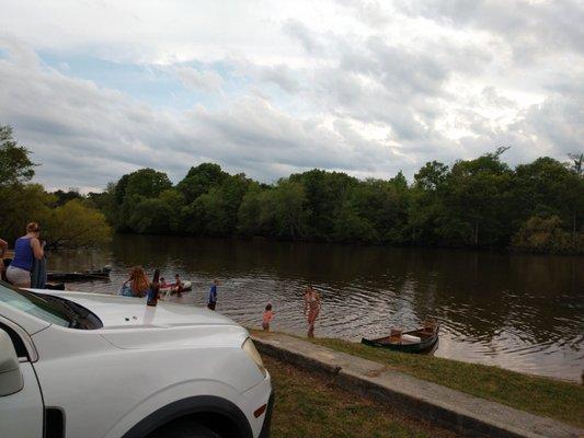 Steel Bridge Boat Landing