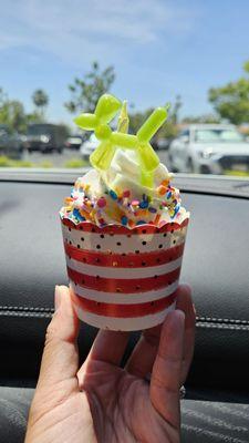 Free Birthday Cupcake! (via Raley's Something Extra rewards)