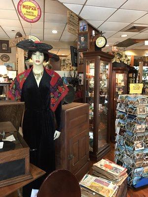So much fun walking through Aunt Vera's Antiques and traveling back in time...