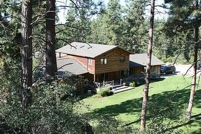 Front of the main lodge.