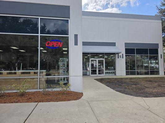 Entrance to the store