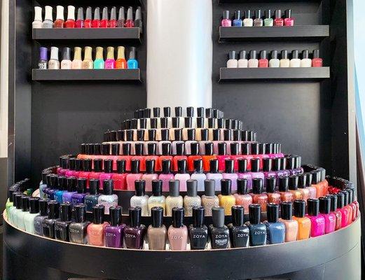 array of Zoya colors