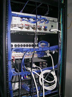 Home theater rack upgrades in progress