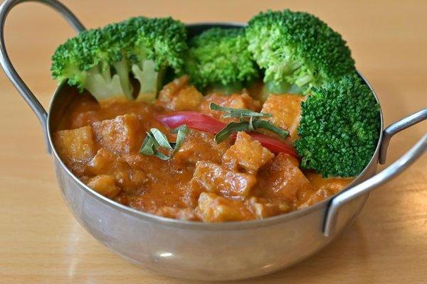 Panang curry with Tofu