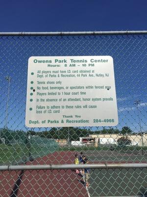 Owens Park Tennis Center