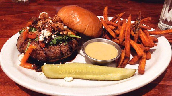 Portabella Mushroom Burger.
