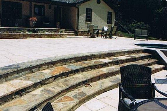 GP Hardscape Atlanta grading project with Paver steps and Patio