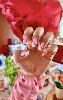 Valentine's Day Nails! Katrina always does an amazing job and I got soooo many compliments!!