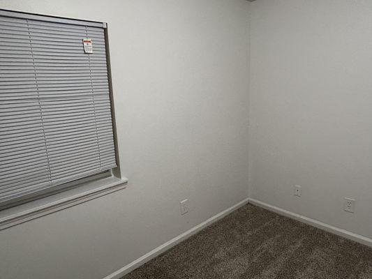 After wall repair and paint job