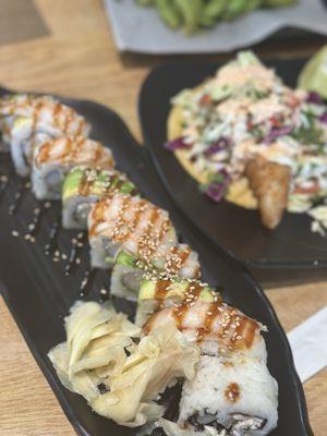 Jurupa Sushi Roll & Fish Taco