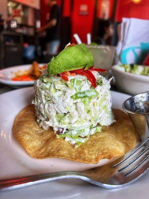 Crab Tostada