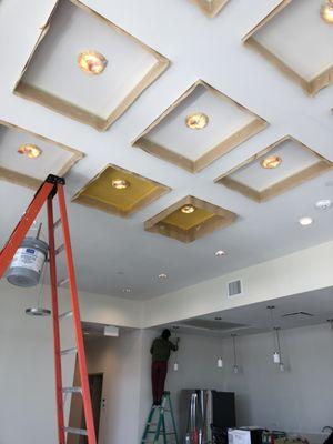 accent colors at Office Ceilings