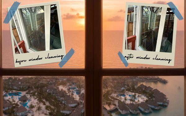 Before & After Gutter Cleaning