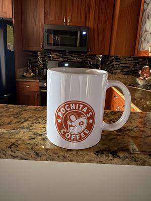 This is how they sent my mug! Idiots couldn't even center the pic!