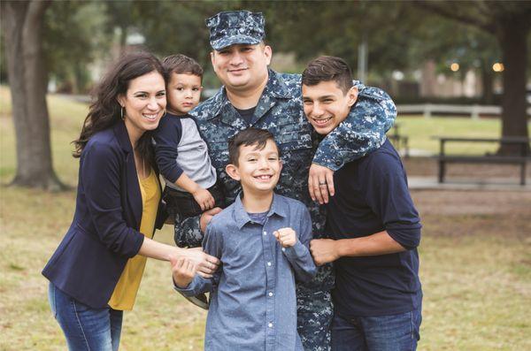 We have helped Military families in 24 different states over the past several years.