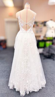 Wedding dress alterations