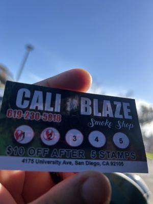 Stop in and make sure you get one of their handy discount cards after buying