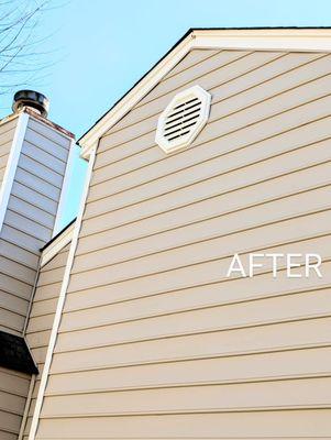 This is how that wall looked AFTER the Sparkle Squad did their magic!