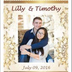 Make your original label to celebrate your special events!