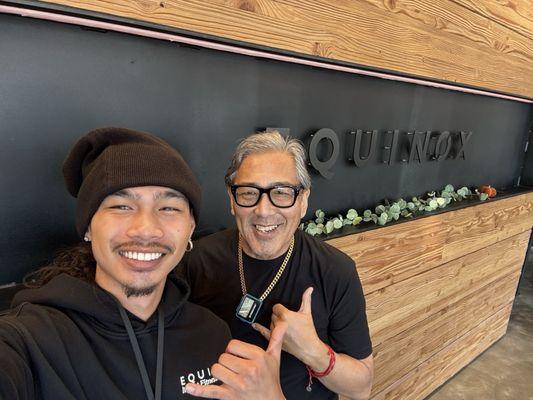 Junior, just one of many on the most hospitable and helpful crew at the club!