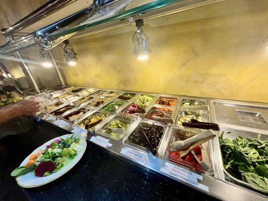 Fresh salad bar
