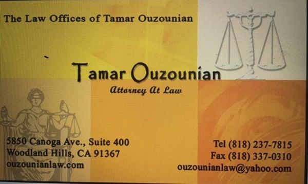 Law Offices of Tamar Ouzounian