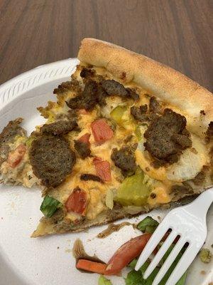 Cheeseburger Pizza!