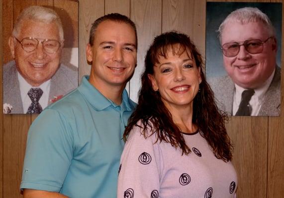 Edward P. (Grandfather) and Edward C. (Father) looking over our shoulders as we carry on the legacy they started in 1946.